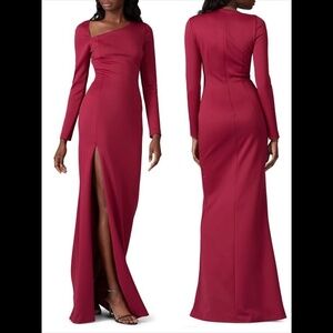 Black Halo Akasha Gown in Ruby Red sz 6